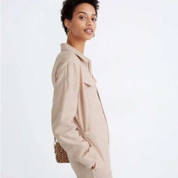 Madewell Zip Front Blush Coverall - Picture 2 of 8